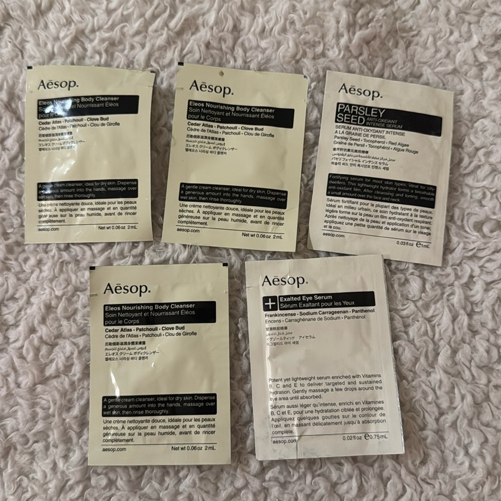 AESOP ELEOS Nourishing Body Cleanser and Parsley Seed Skincare Set